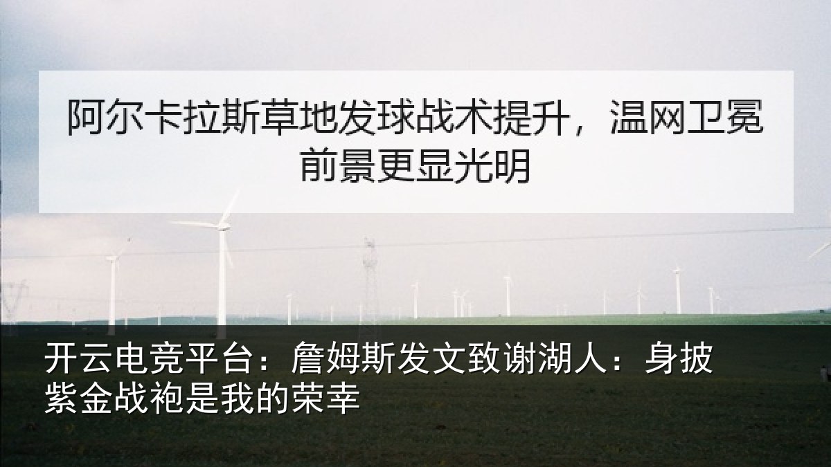开云电竞平台：詹姆相关情况披紫相关情况